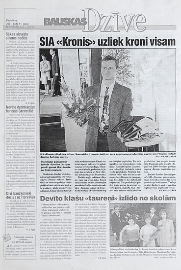 SIA KRONIS uzliek kroni visam