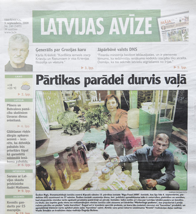 Pārtikas parādei durvis vaļā