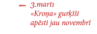 «Kroņa» gurķīši apēsti jau novembrī